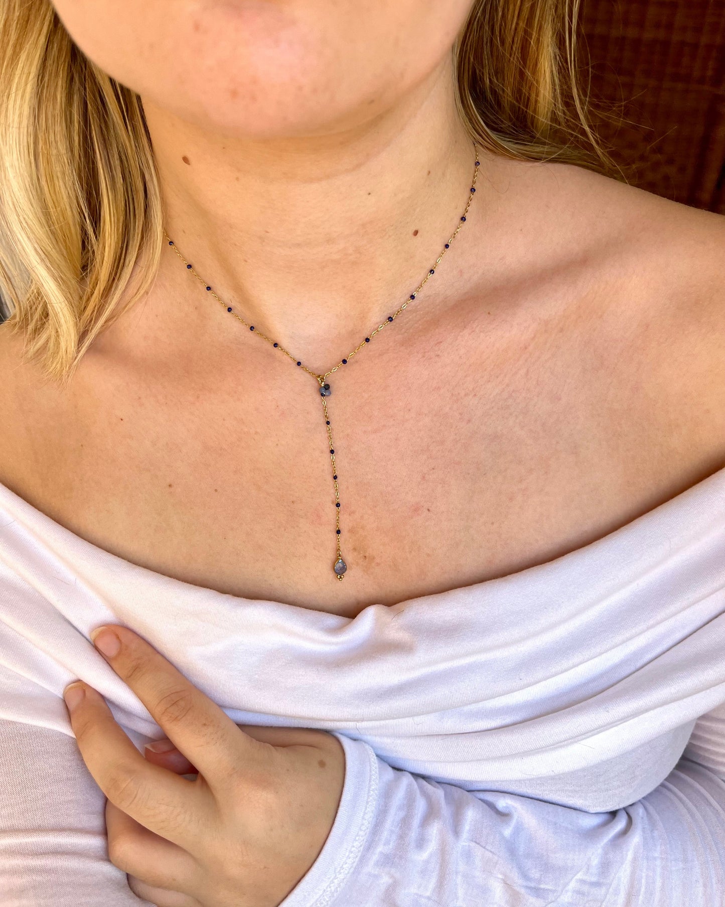 Collier goutte en Y GOUTTY