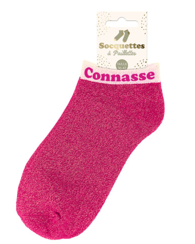 Socquettes à paillettes Connasse