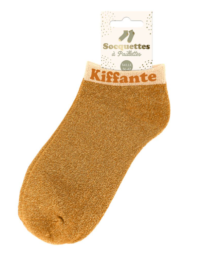 Socquettes à paillettes KIFFANTE