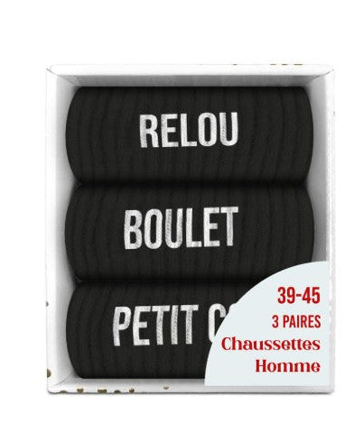 Chaussettes RELOU BOULET PETIT CON