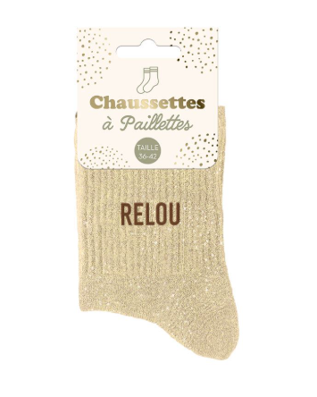 Chaussettes à paillettes RELOU