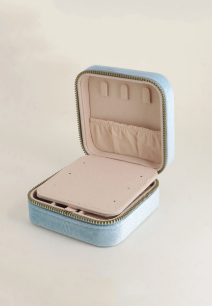 Boite à bijoux Bleue