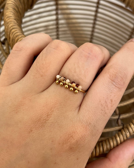 Bague en pierres naturelles EMMY
