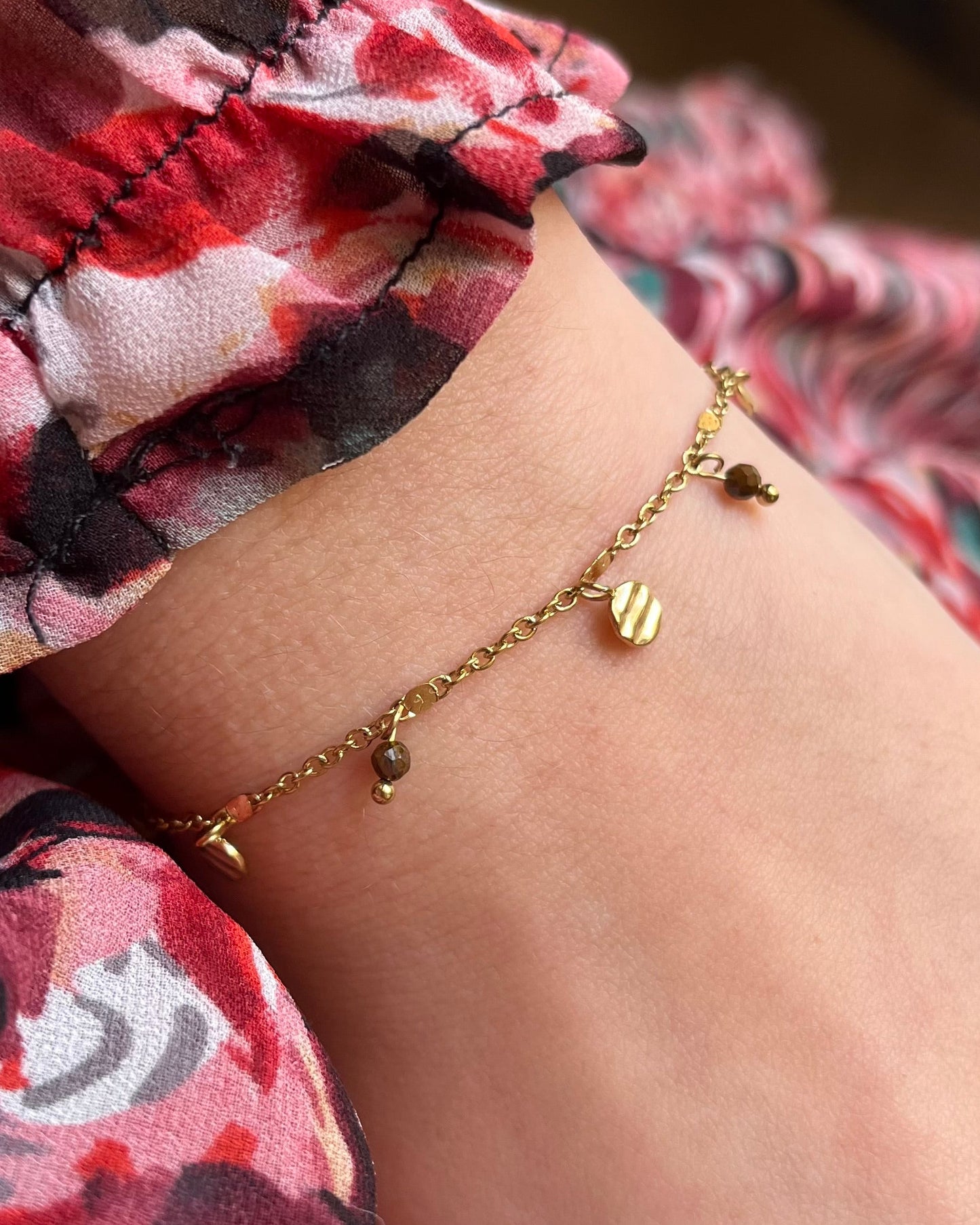 Bracelet pampilles oeil de tigre féminin DAKOTA