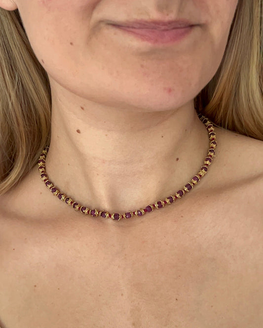 Collier élégant en pierres naturelles SOFIA