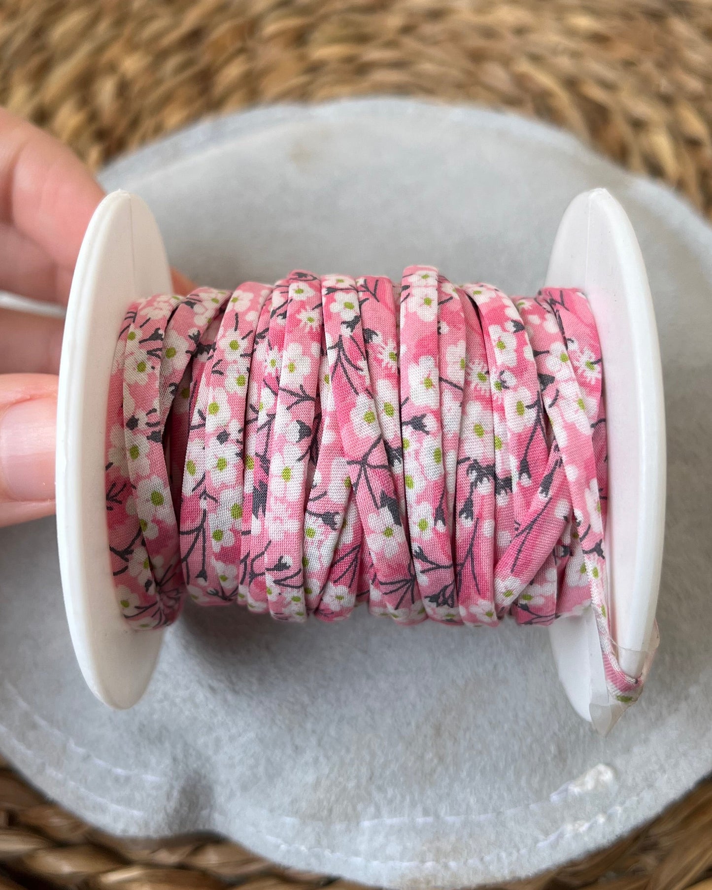 Bracelet liberty personnalisé tissu avec breloque