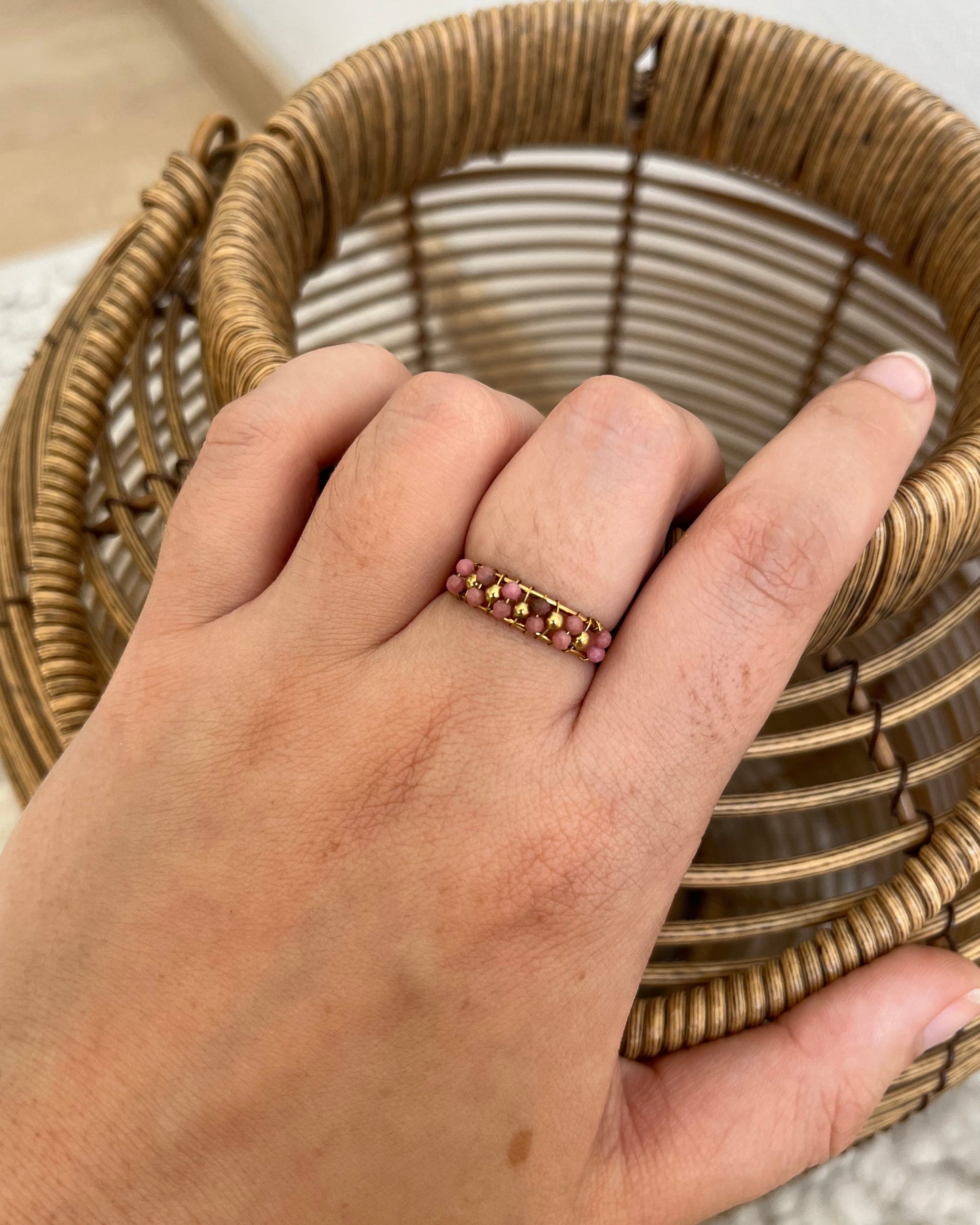 Bague en pierres naturelles SETH