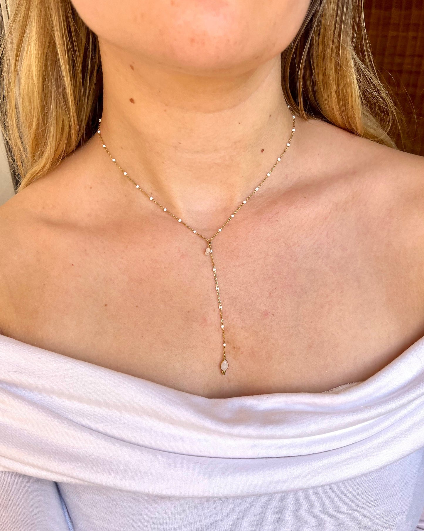 Collier goutte en Y GOUTTY