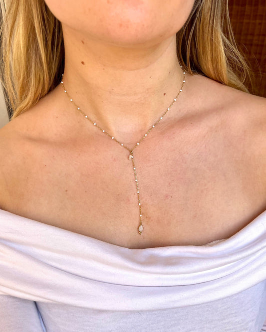 Collier goutte en Y GOUTTY