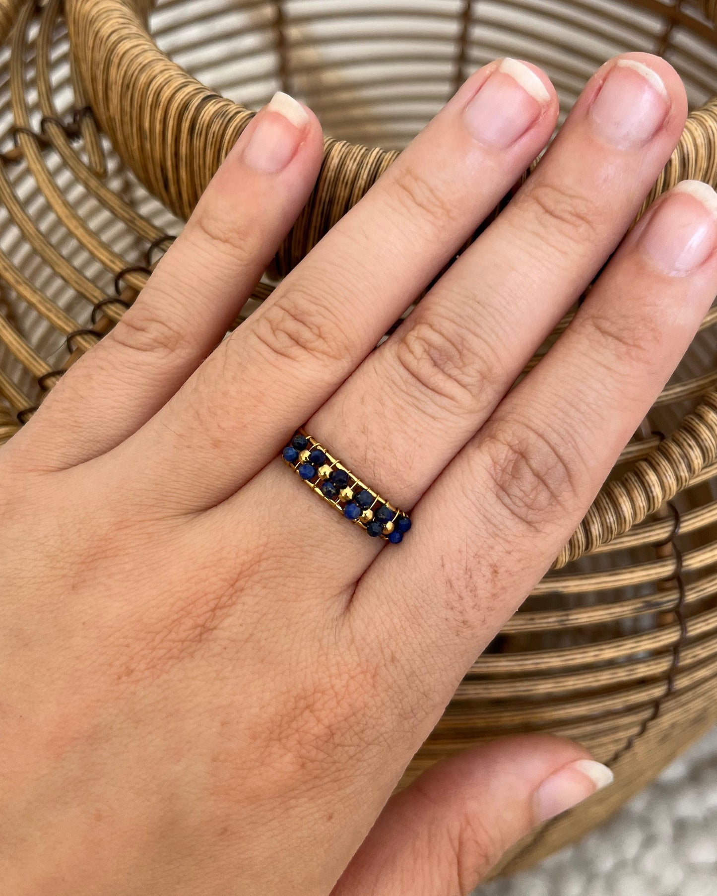Bague en pierres naturelles SETH