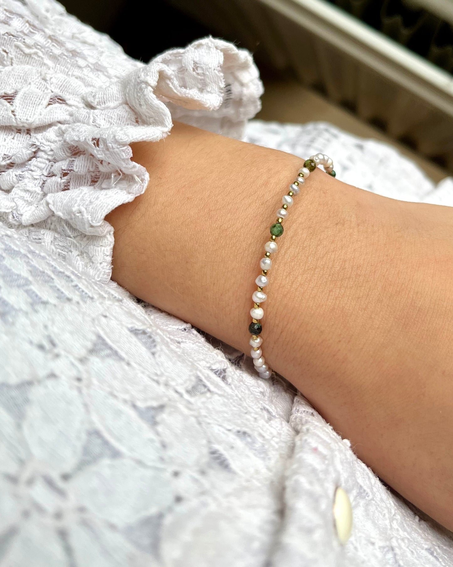 Bracelet perles d'eau douce élégant ADELLA