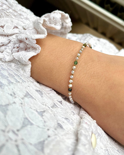 Bracelet perles d'eau douce élégant ADELLA