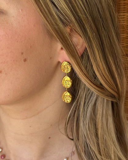 Boucles d'oreilles pendantes avec ronds KIMI