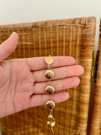 Bracelet de cheville coquillage STAR