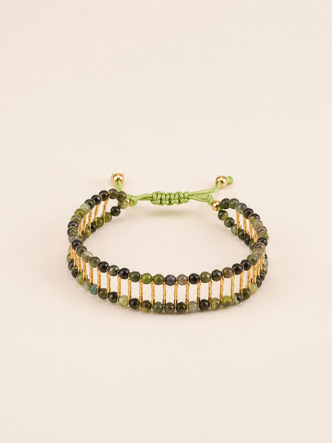 Bracelet tige et pierres naturelles CYNTHIA