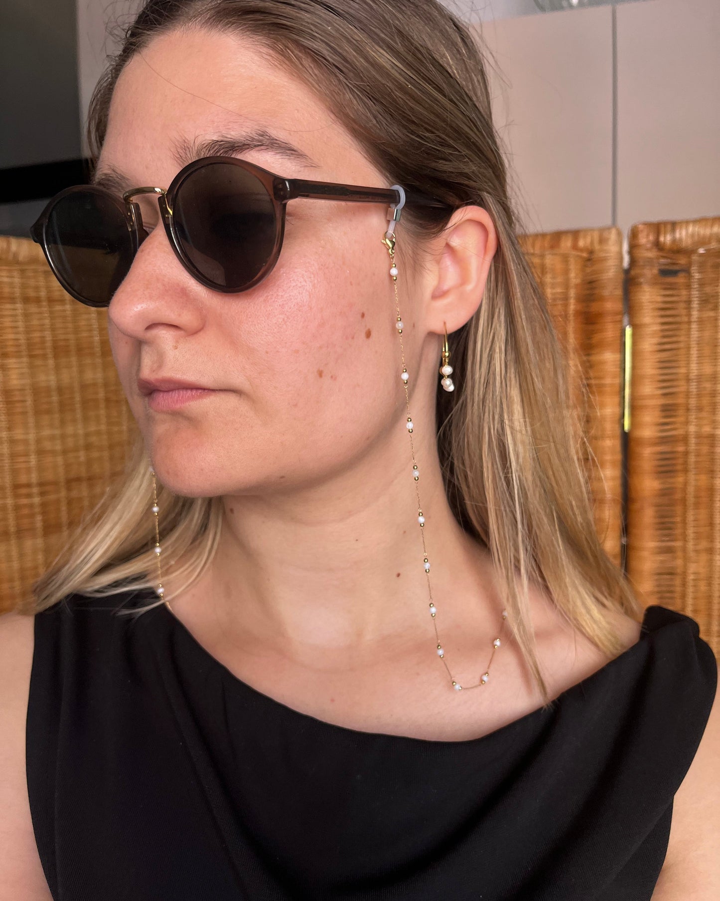 Sautoir 3 en 1 : chaine de lunette, collier double, sautoir DOLCE