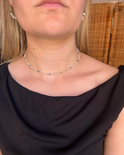 Collier perles d'eau douce élégant ADELLA