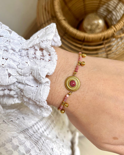 Bracelet bohème pierres naturelles TALIA