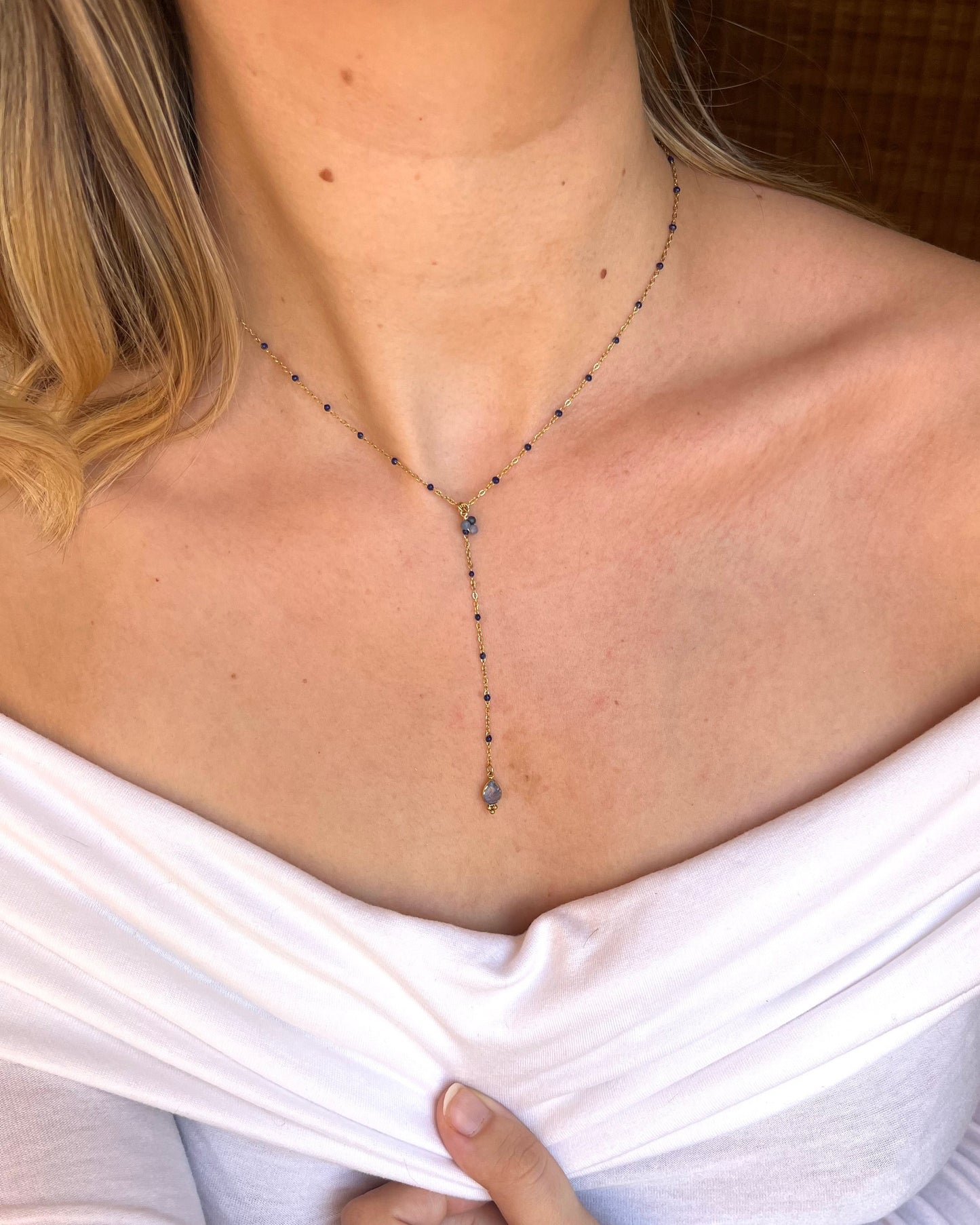 Collier goutte en Y GOUTTY