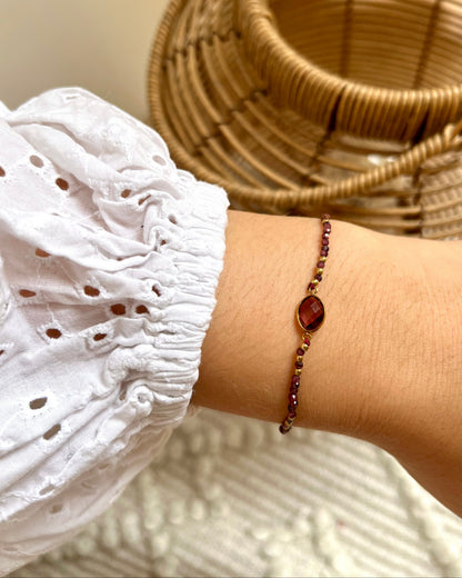 Bracelet sur cordon en pierre naturelle AZA