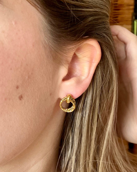 Puces d'oreilles anneaux IRIA