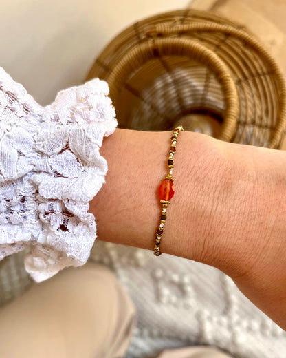 Bracelet sur cordon pierre naturelle CHICAGO