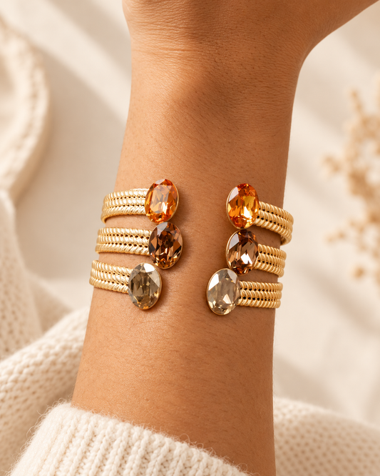 Précommande Jonc avec cristaux de Swarovski PRECIEUX