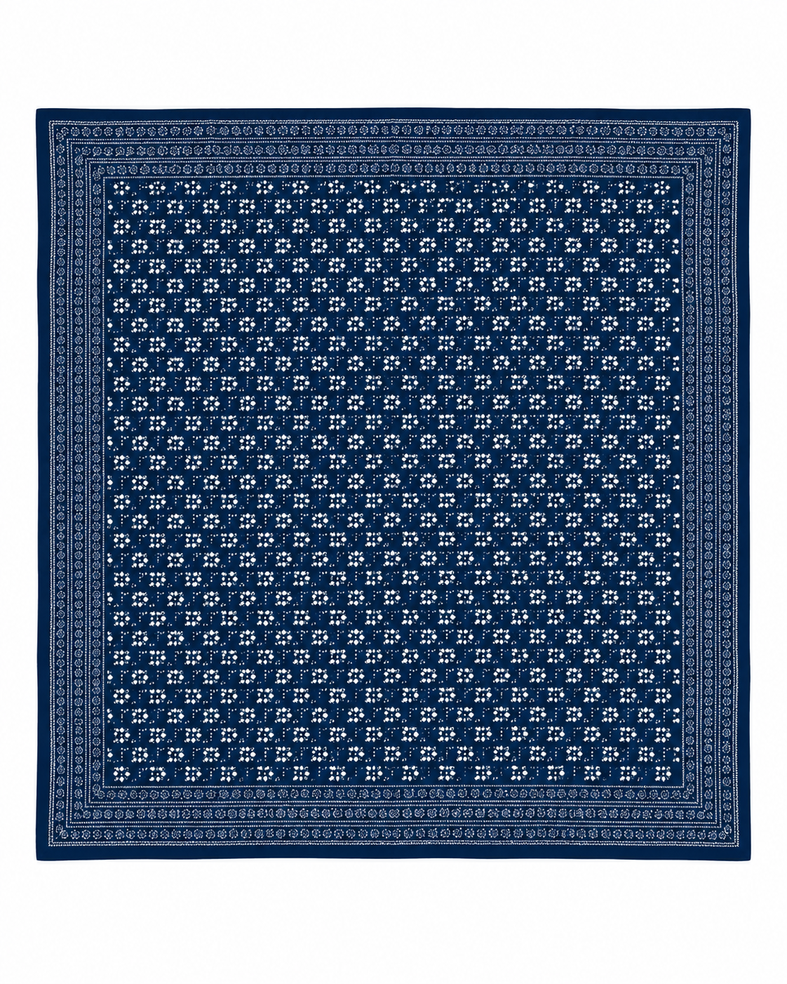 Foulard bleu minimaliste LOU