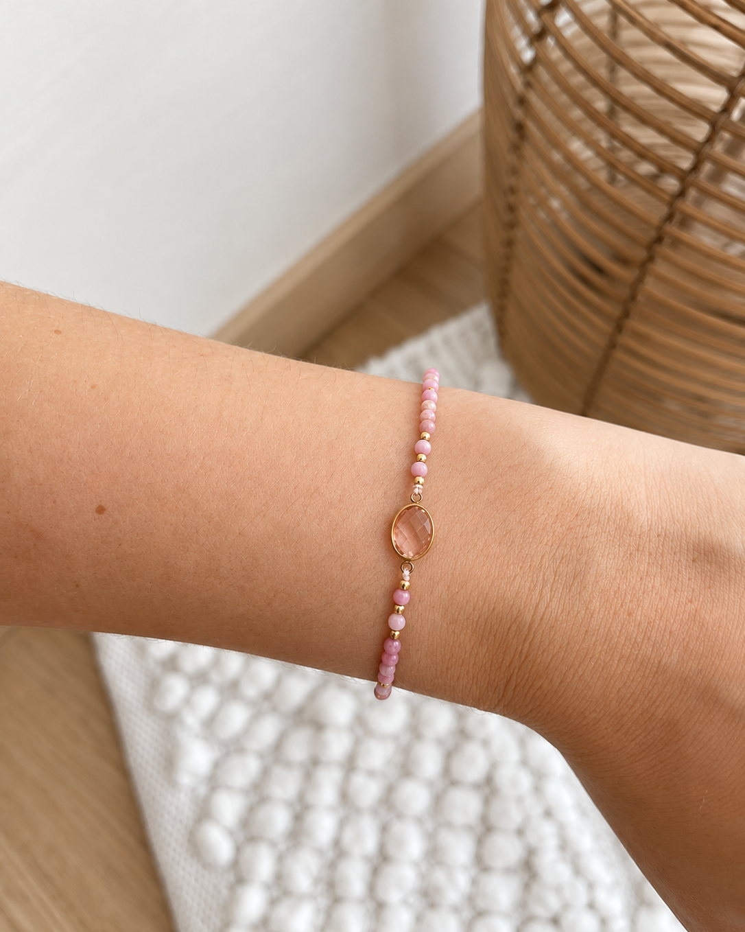 Bracelet sur cordon en pierre naturelle AZA