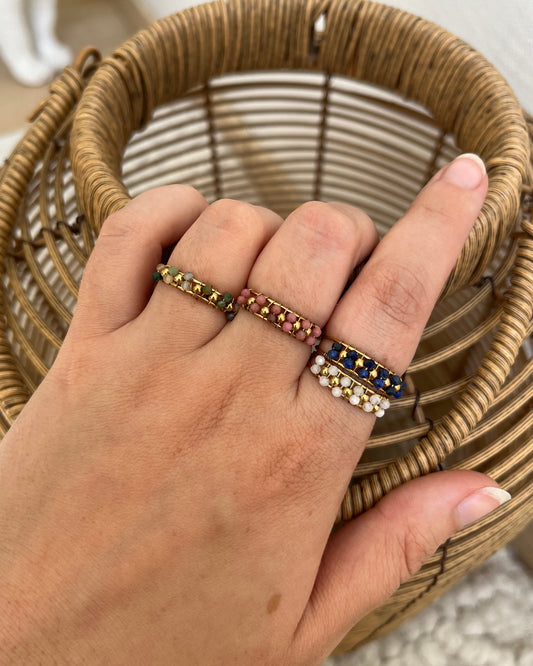 Bague en pierres naturelles SETH