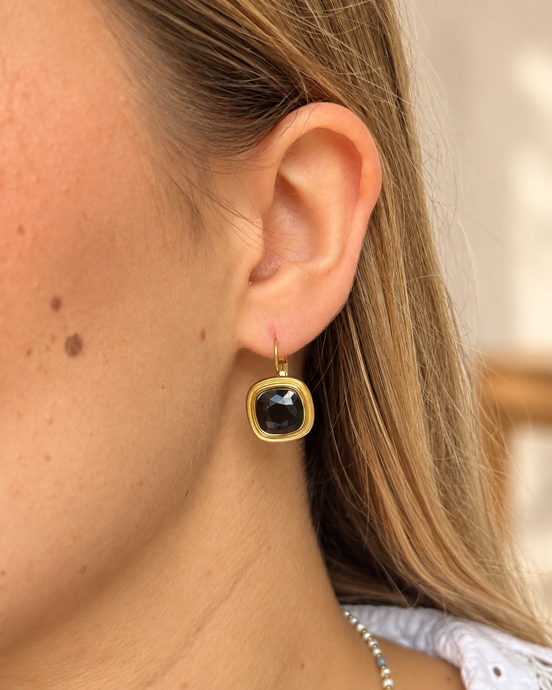 Boucles d'oreilles élégantes Cristal de Swarovski® LEONARD