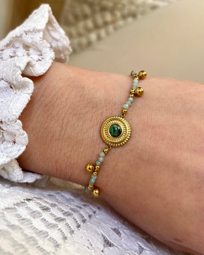 Bracelet bohème pierres naturelles TALIA
