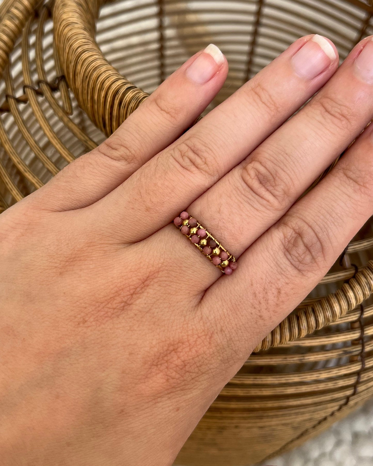 Bague en pierres naturelles SETH