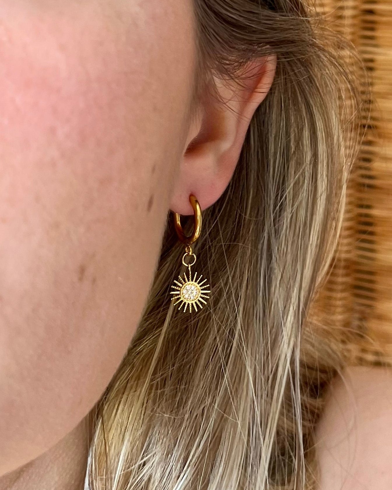 Créoles avec soleil SUNNY