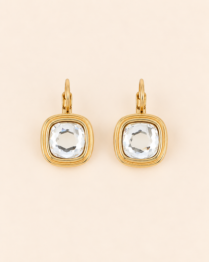 Boucles d'oreilles élégantes Cristal de Swarovski® LEONARD