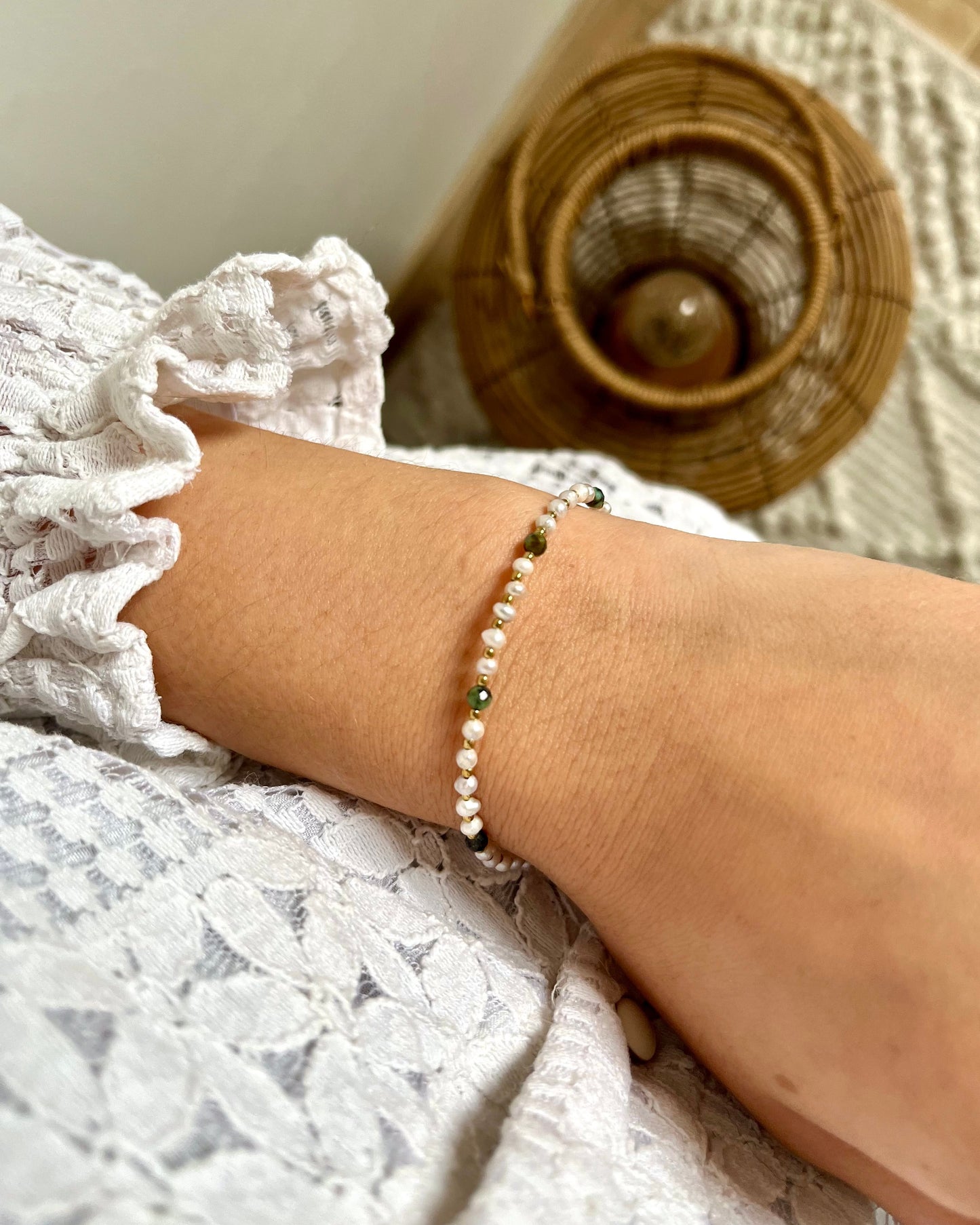 Bracelet perles d'eau douce élégant ADELLA
