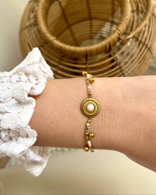 Bracelet bohème pierres naturelles TALIA
