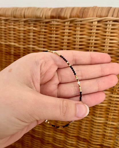 Bracelet de cheville pierres naturelles BALI