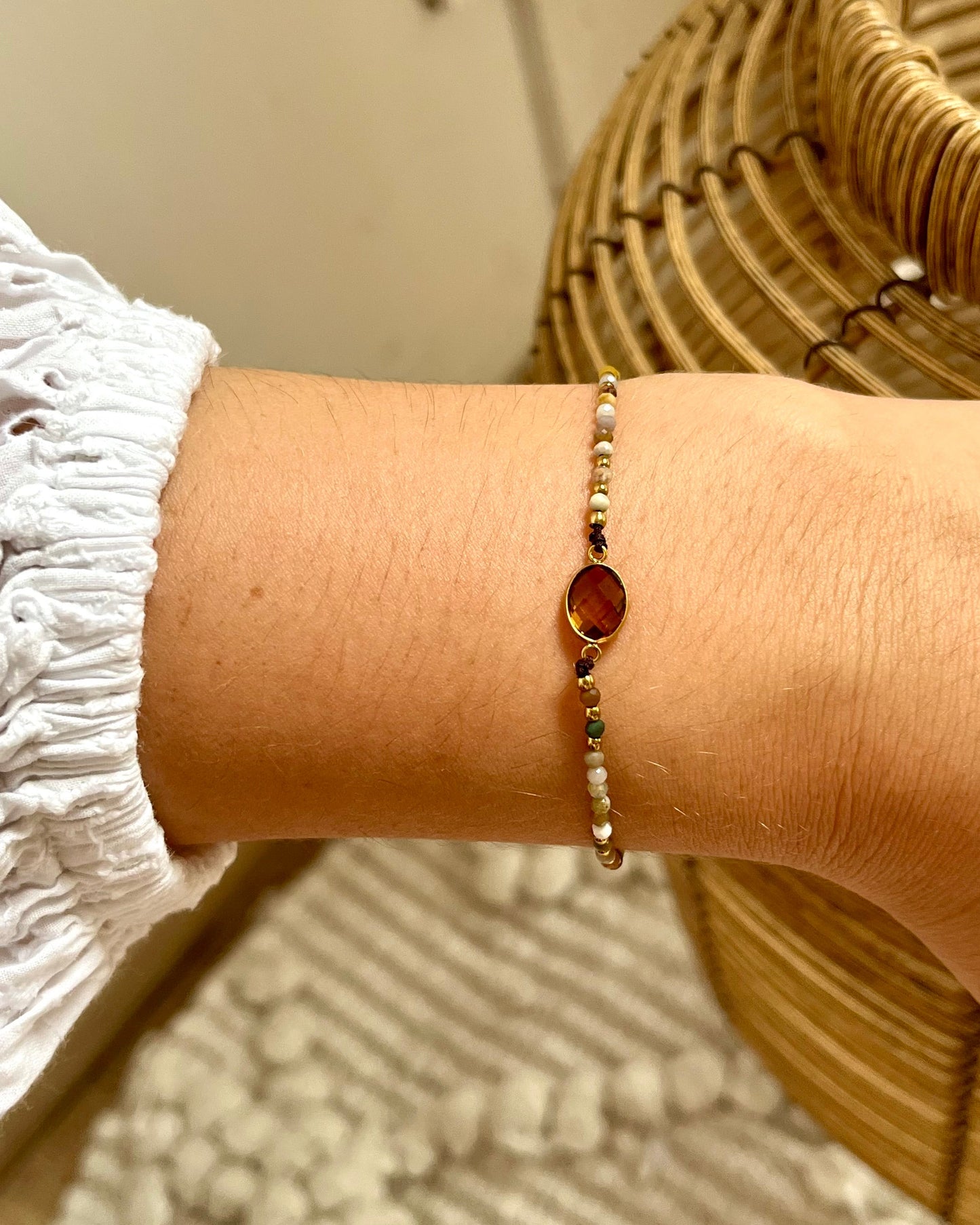 Bracelet sur cordon en pierre naturelle AZA