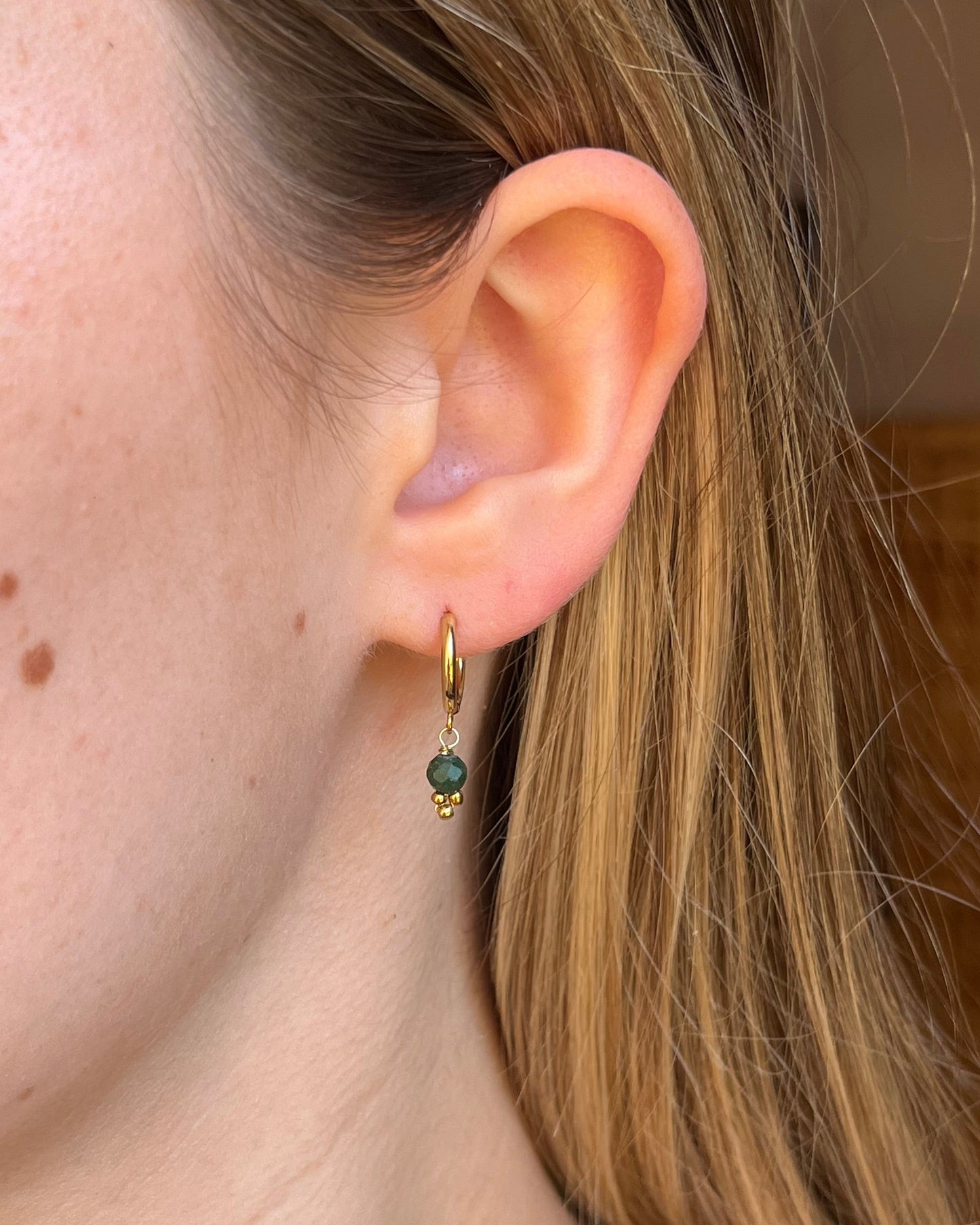 Créoles en pierres naturelles MIRA