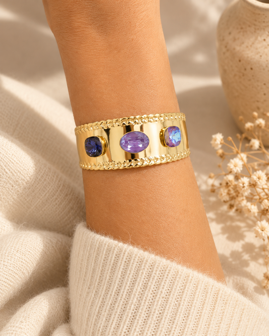 Précommande Manchette en cristaux de Swarovski MARO