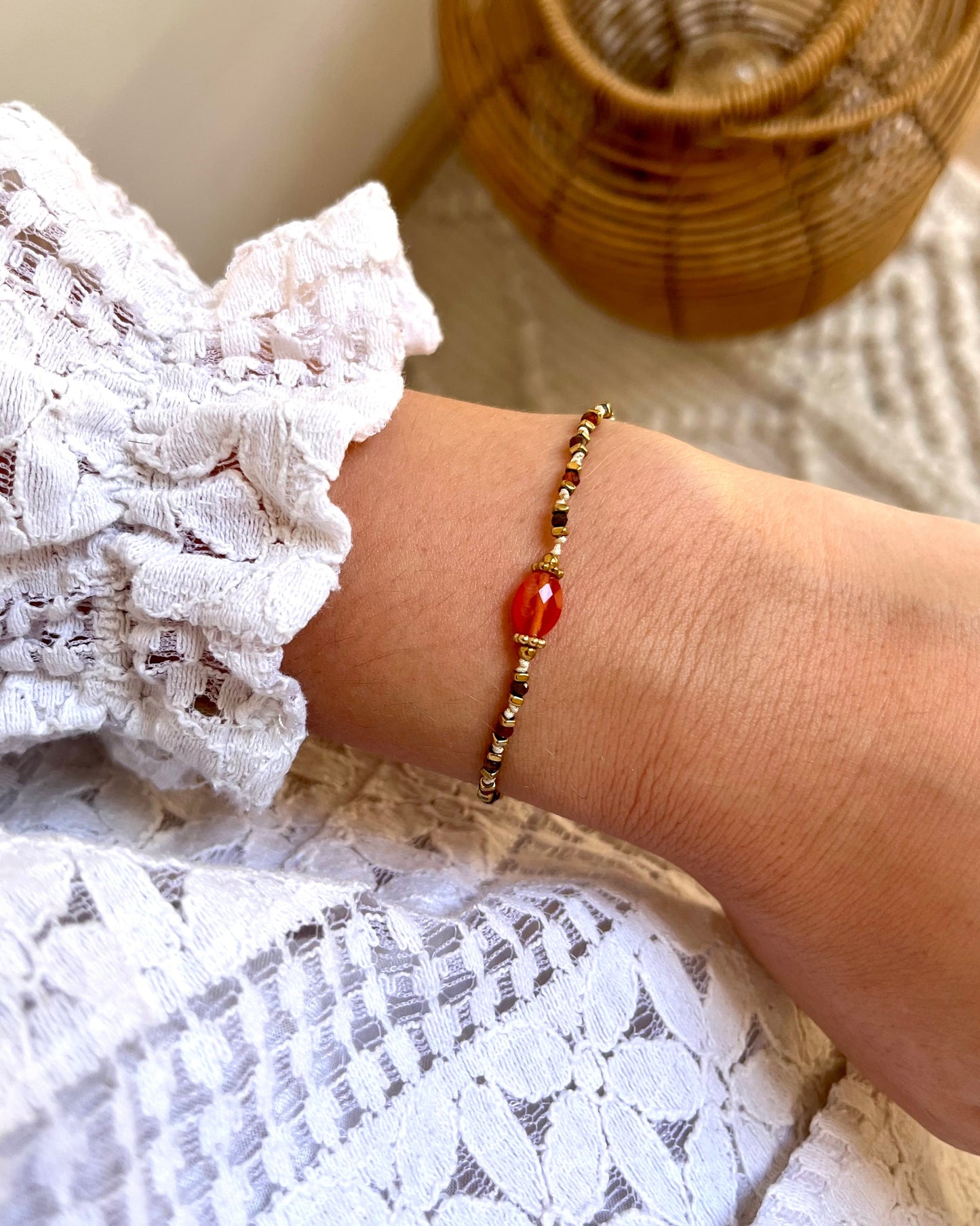 Bracelet sur cordon pierre naturelle CHICAGO