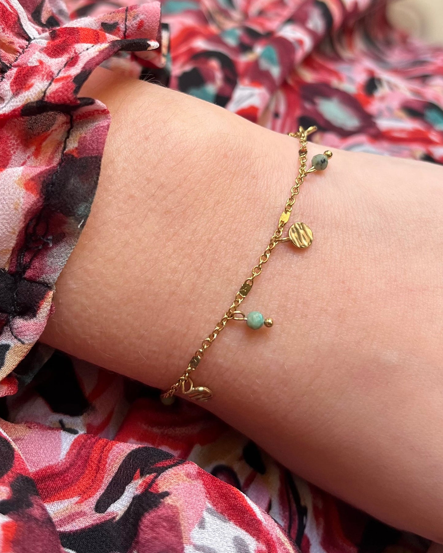 Bracelet turquoise africaine féminin DAKOTA