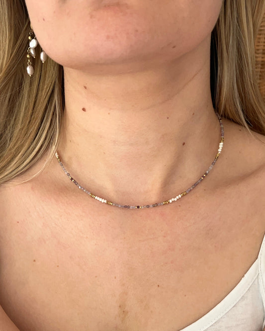 Collier pierres naturelles TOKYO