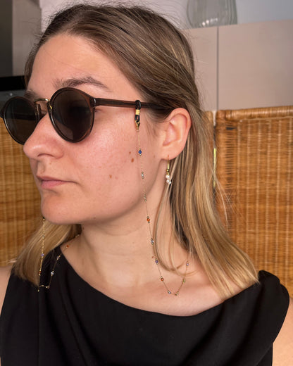 Sautoir 3 en 1 : chaine de lunette, collier double, sautoir DOLCE
