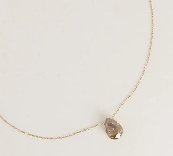 Précommande Collier goutte cristal de Swarovski BERTILLE