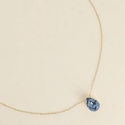 Précommande Collier goutte cristal de Swarovski BERTILLE