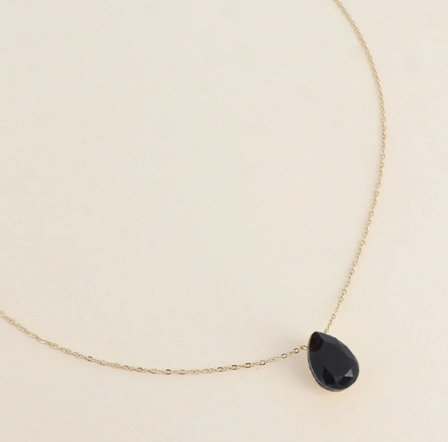 Précommande Collier goutte cristal de Swarovski BERTILLE