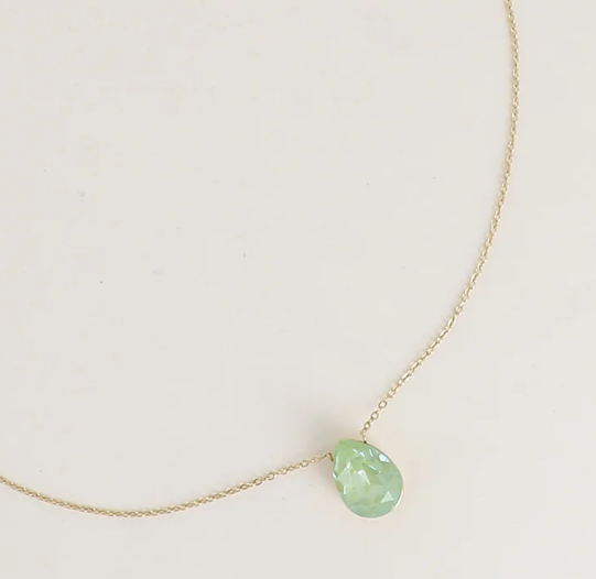 Précommande Collier goutte cristal de Swarovski BERTILLE