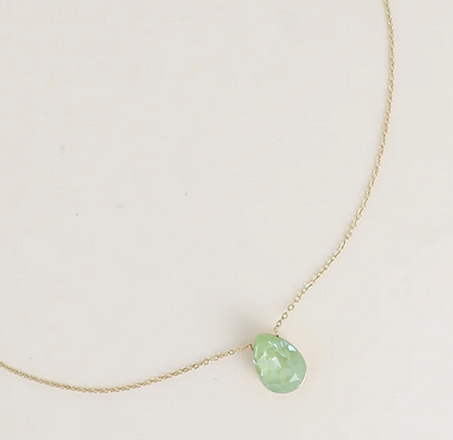 Précommande Collier goutte cristal de Swarovski BERTILLE